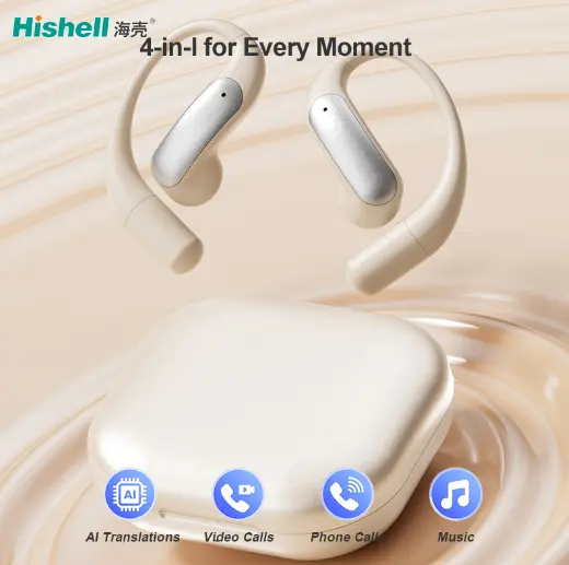 M122 Real-time Translation Earphones OWS Ear Hook Earbuds Sports